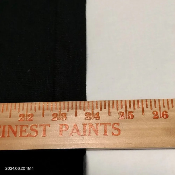 Jones New York Collection Size Medium Black Linen Blend Knit Crochet Sweater - Picture 7 of 7